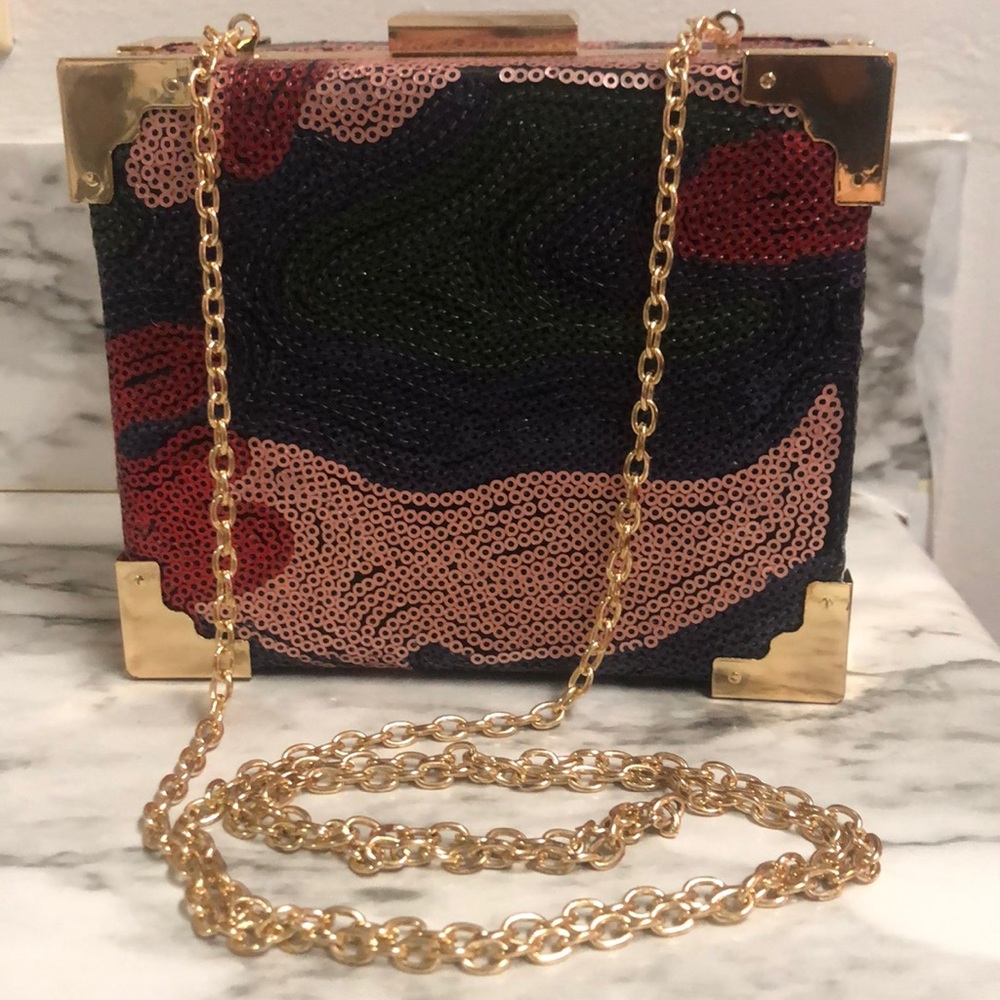 Gianni Bini Sequin Multi Clutch